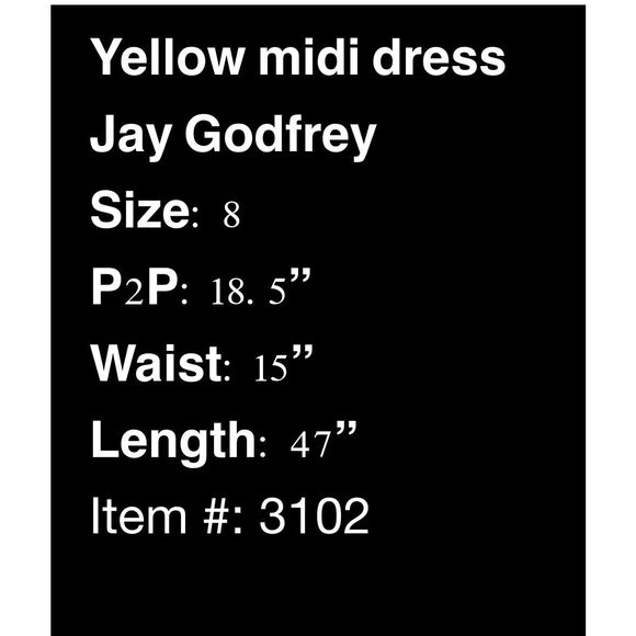 Jay Godfrey Yellow Witherspoon dress- size 8 - Picture 10 of 10